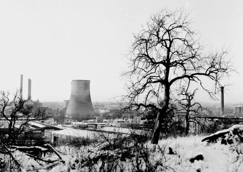 Power Station from Freemen's Common Leicester by Paul Smith