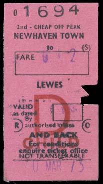 Newhaven to Lewes Ticket