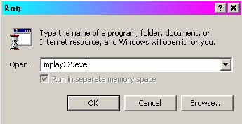 [Picture showing mplay32.exe function]