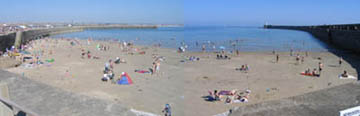 Newhaven Harbour Sandy Beach