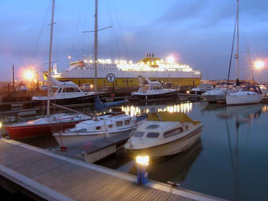 ferry and pleasure boats Newhaven Harbour