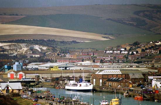 distant southsea Newhaven Harbour