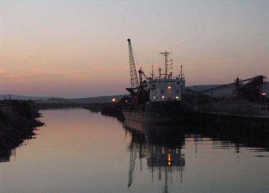 early evening Newhaven Harbour