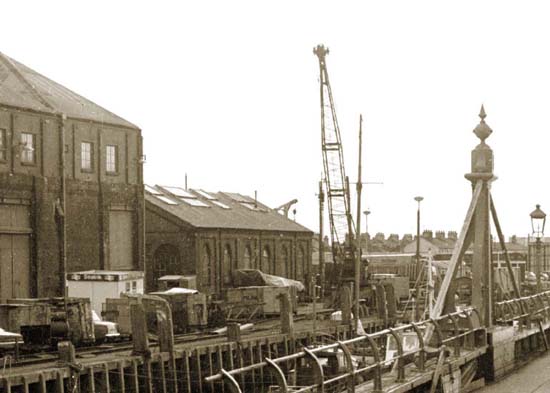 railway quay Newhaven Harbour