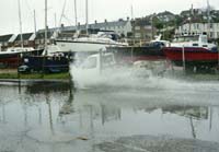 hight tide 01 Newhaven Harbour