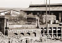 remains of bridge Newhaven Harbour