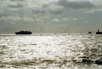 sunny ferry Newhaven Harbour